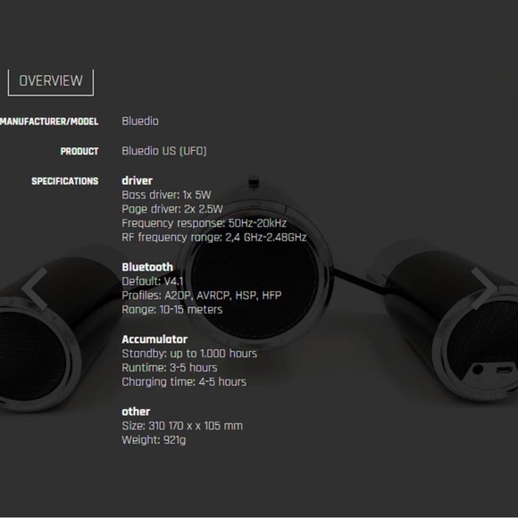 Bluedio US(UFO) portable bluetooth speaker - Picture 5 of 7